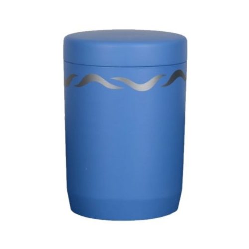 Urne funéraire immersible bleue