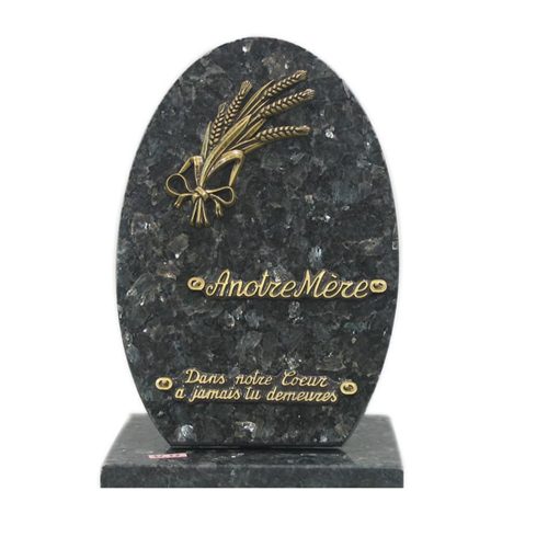 Plaque funéraire granit