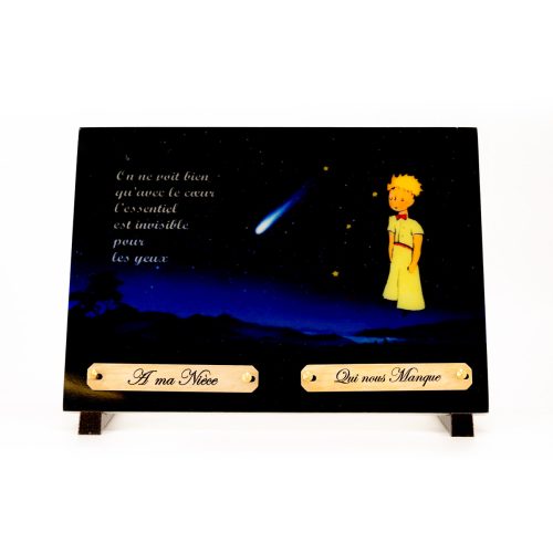 Plaque funéraire personnalisée
