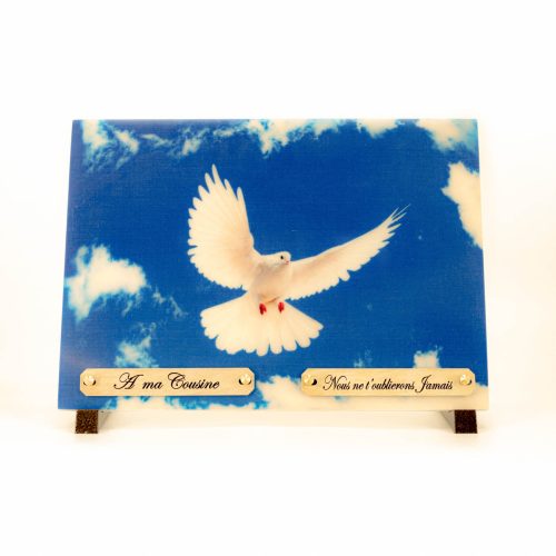 Plaque funéraire personnalisée