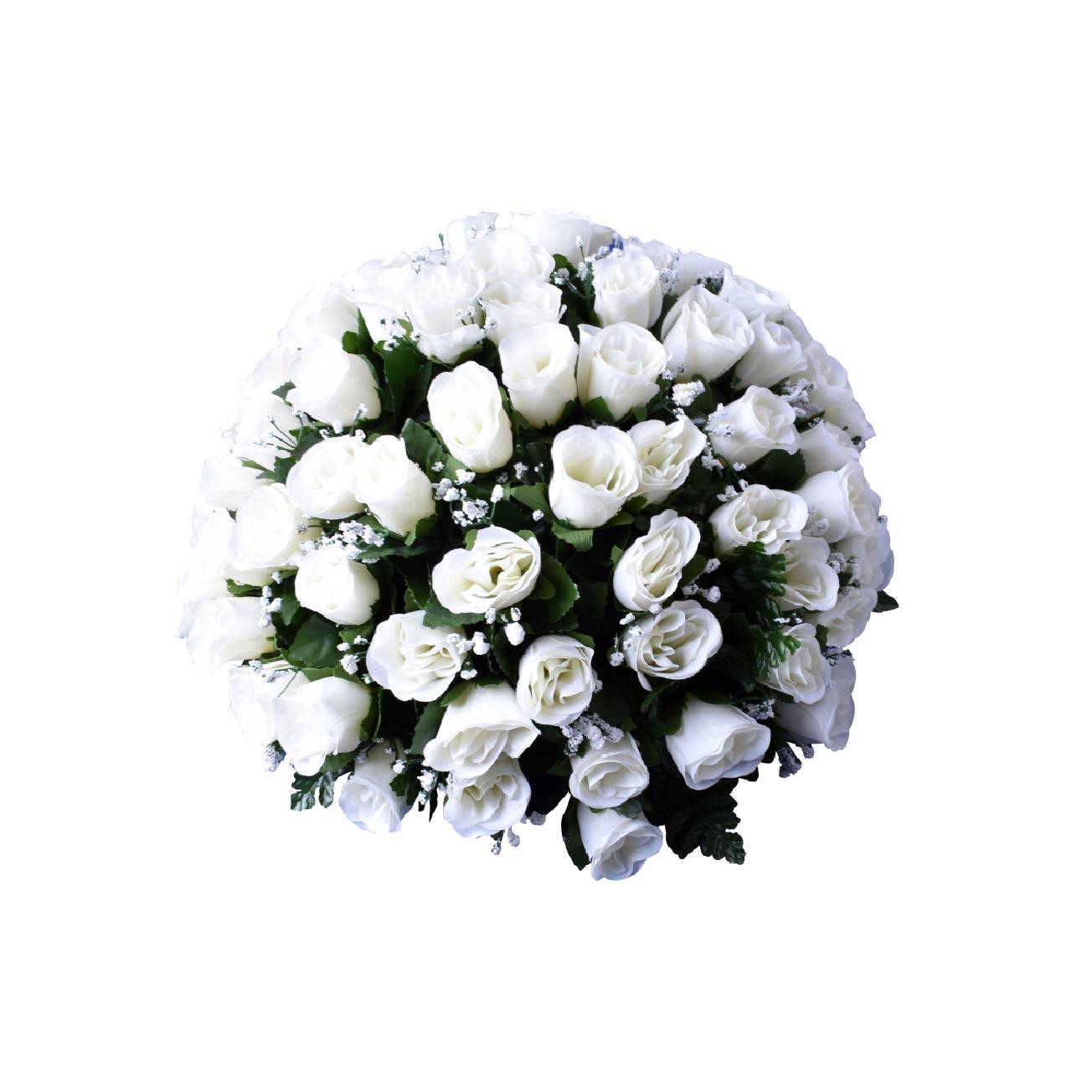 Bouquet de fleurs artificielles pour cimetière - 