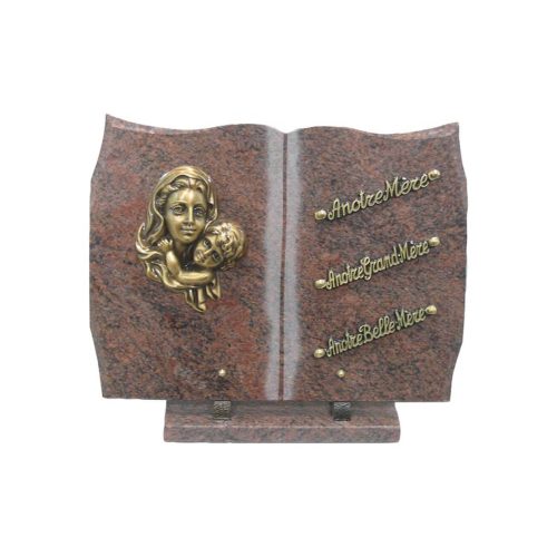 Plaque funéraire granit