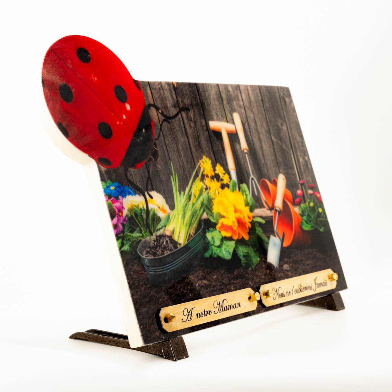 plaque funraire pour jardin du souvenir