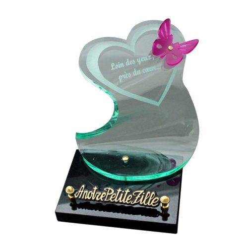 Plaque funéraire galbée