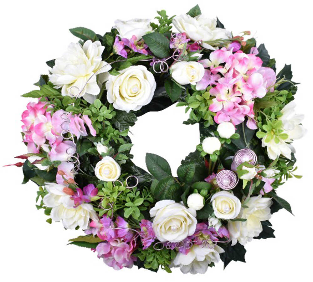 couronne rose