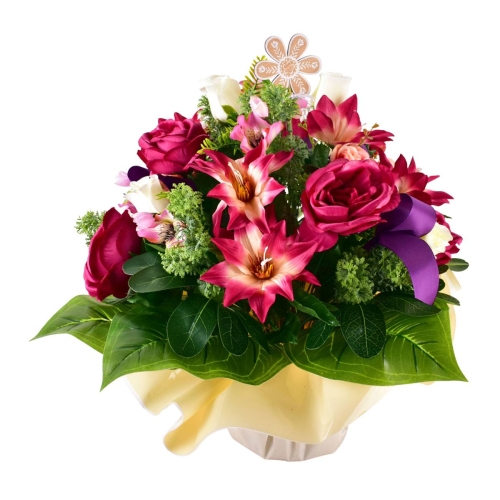Fleurs artificielles cimetières