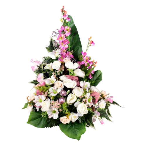 Fleurs artificielles cimetières