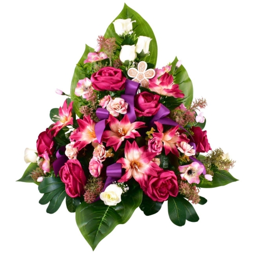 Fleurs artificielles cimetière