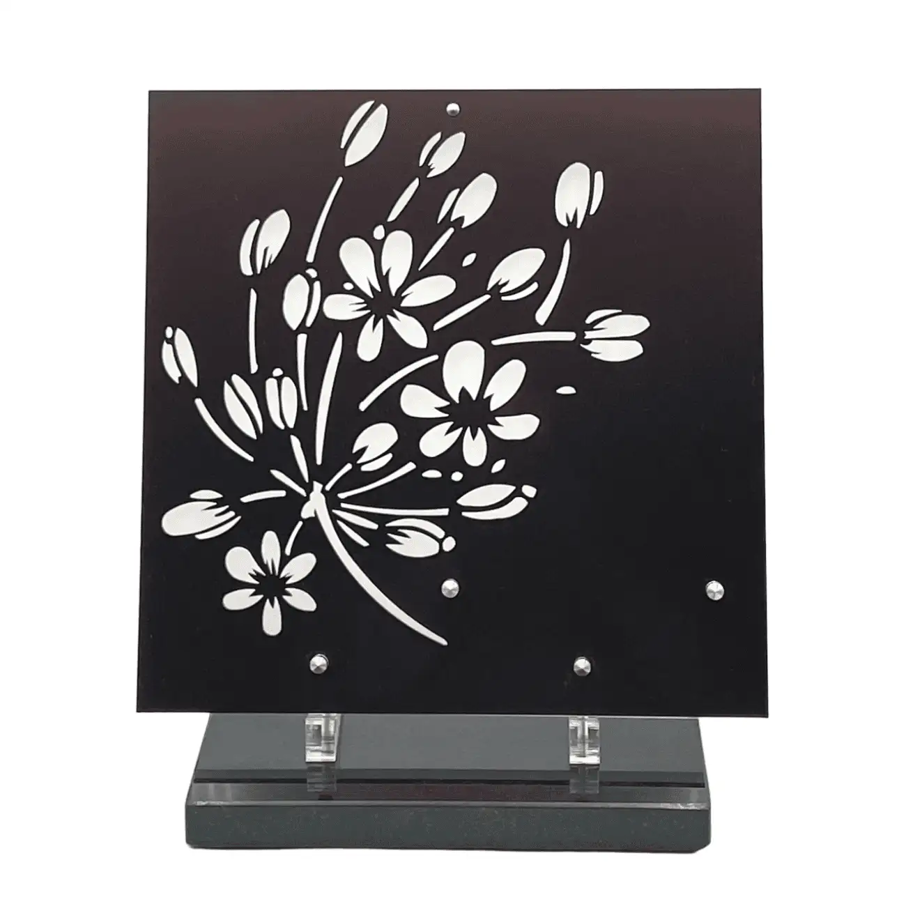 Plaque-funéraire-bouquet-fleurs