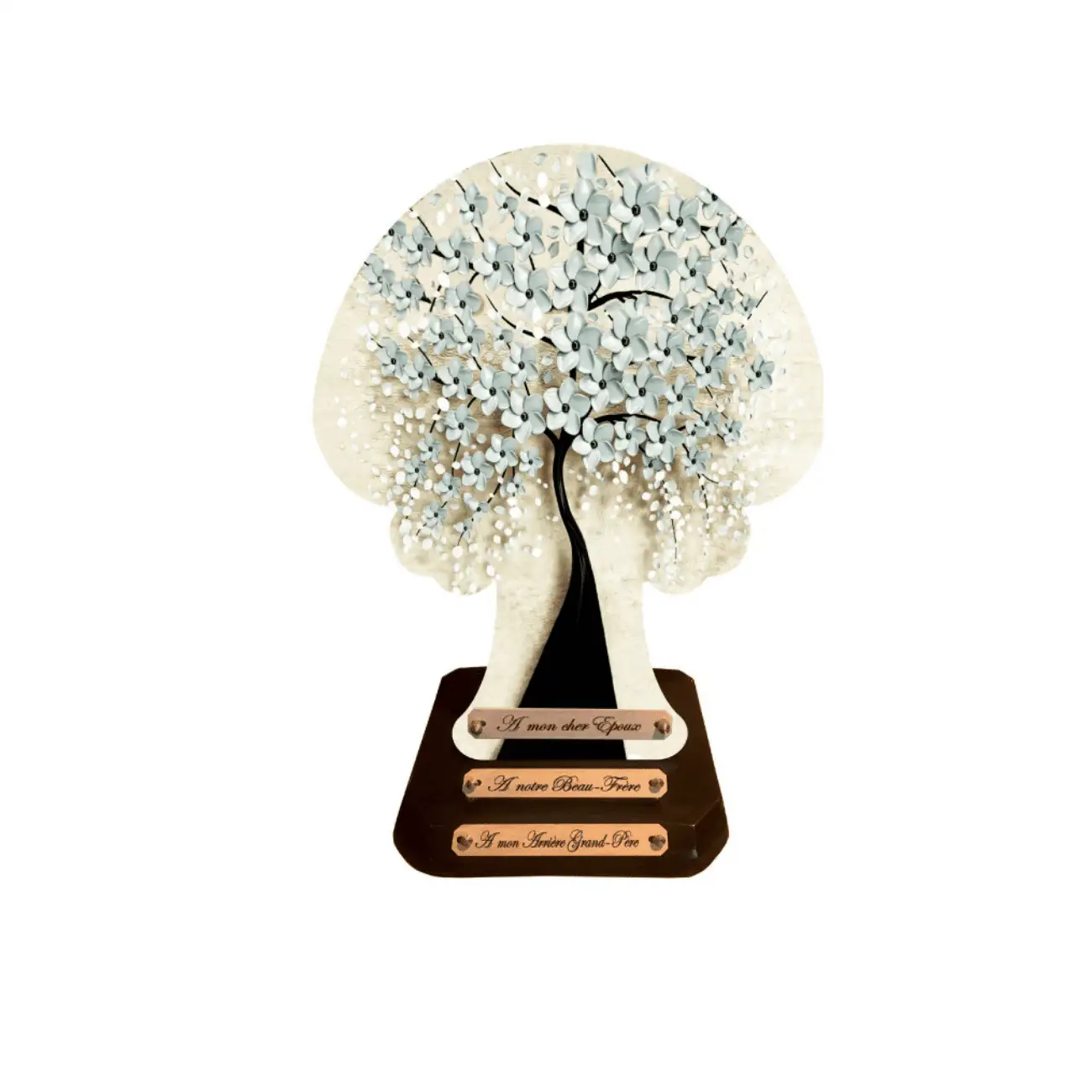 Plaque Funéraire arbre en fleur (2)