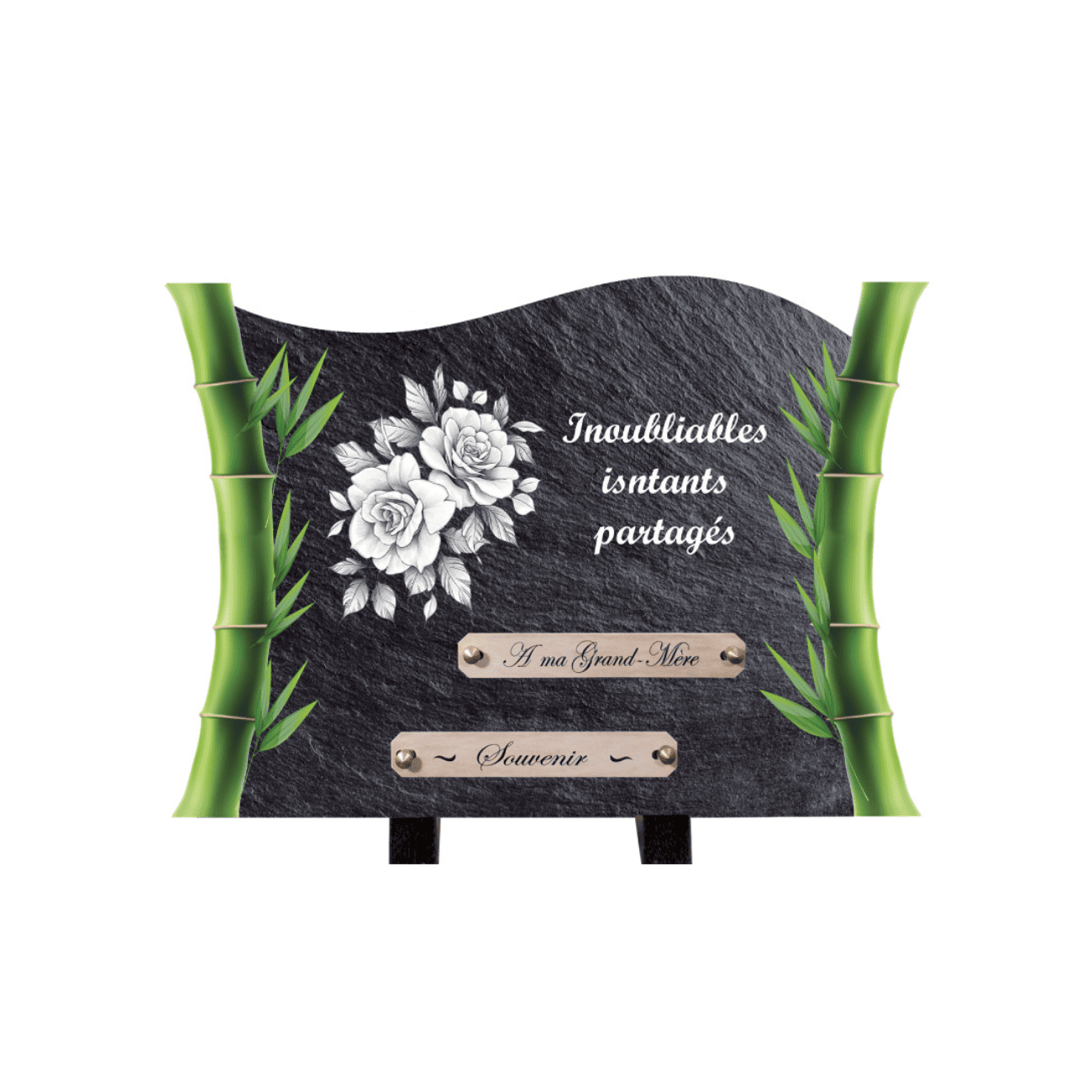 Plaque Funéraire Élégance des Souvenirs