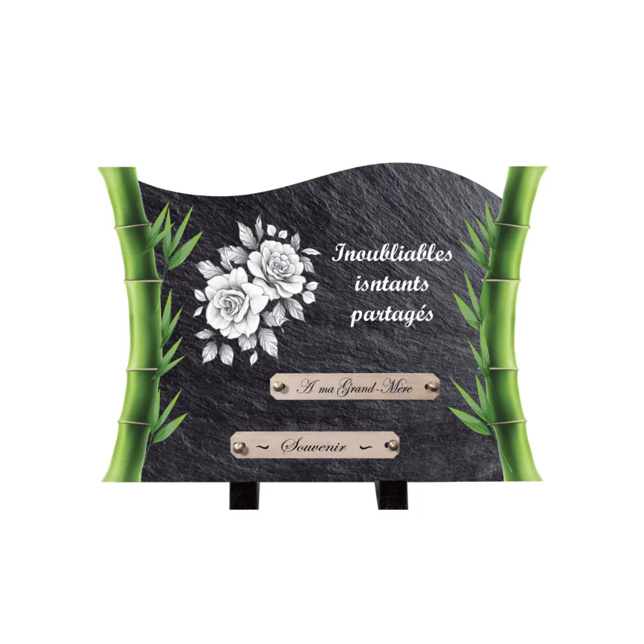 Plaque Funéraire Élégance des Souvenirs